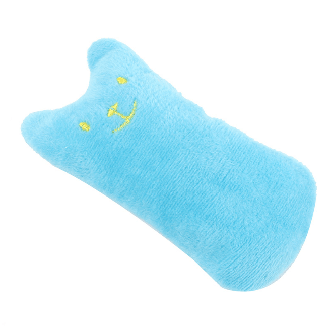 Interactive Catnip Cat Pillow Toy - Fun And Safe Pet Chew Toy To Reduce Boredom And Anxiety