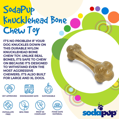 Knuckle Bone Ultra Durable Chew Toy for Large Dogs-3