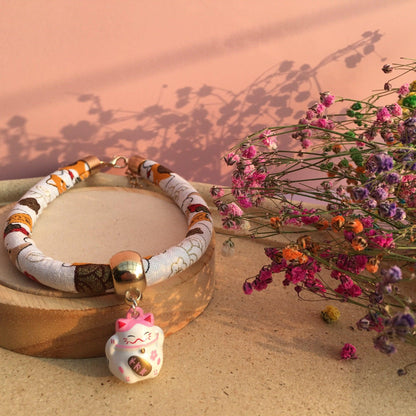 Striped Nylon Bell Collar For Cats And Dogs